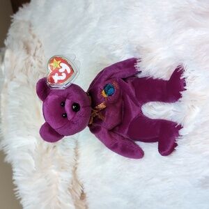 TY Beanie Babies 1999 MILLENNIUM Bear retired vintage TOY BD 1-1-99